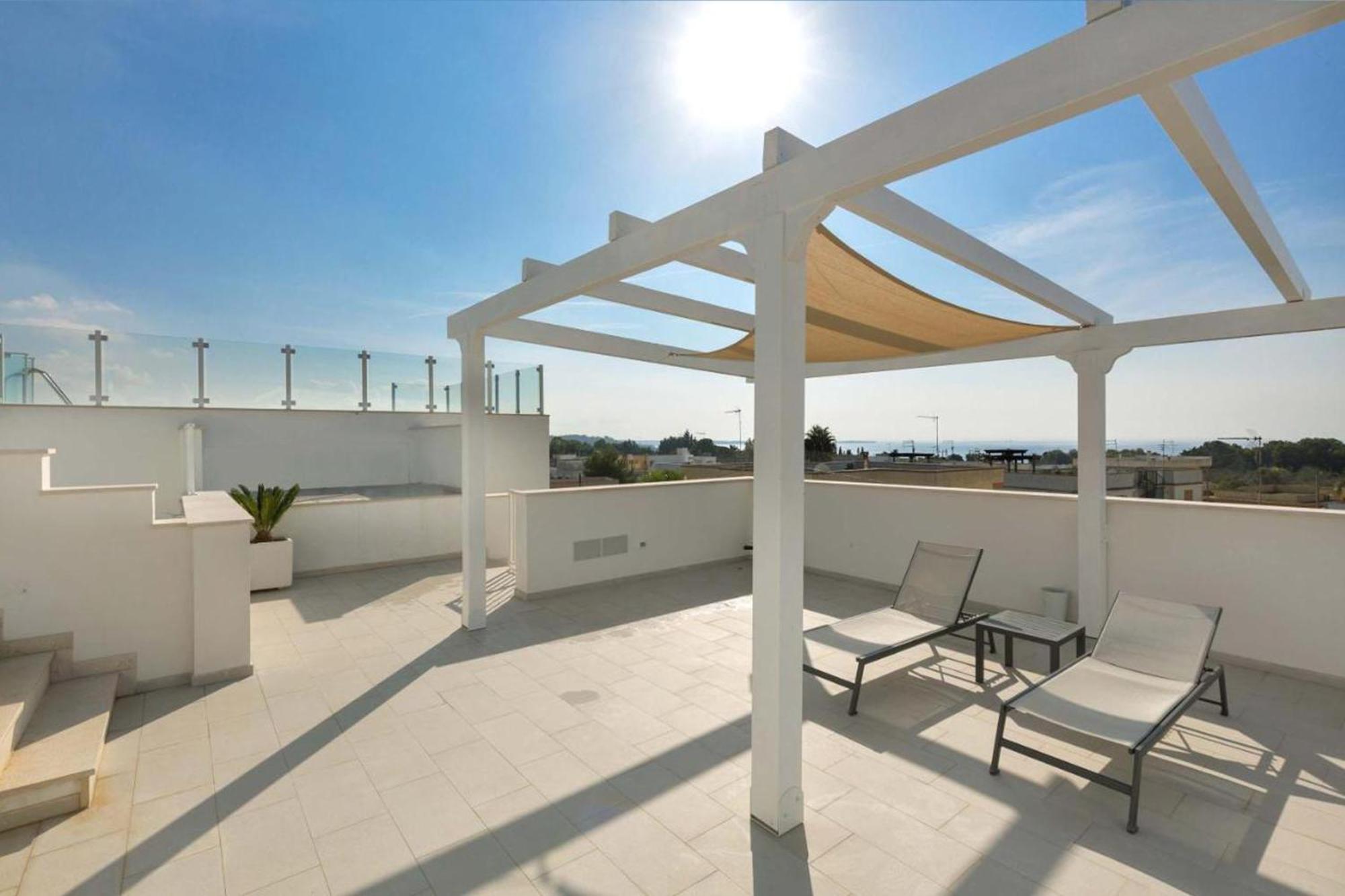 Tramonti Incredibili In Piscina - Apartment8 Con Ac Wifi In Residence Santa Maria al Bagno Kültér fotó